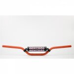 Guidon diam 22, 2mm avec barre renthal classic mini mx orange / mousse noire ktm sx60 / 65