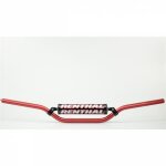 Guidon diam 22, 2mm avec barre renthal classic replica ricky carmichael rouge / mousse noire