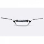 Guidon diam 22, 2mm avec barre renthal classic special quad moyen argent / mousse noire