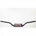 Guidon diam 28, 6mm sans barre renthal fatbar ricky carmichael high noir / mousse noire