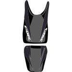 Housse de selle bagster honda cbr 125 noir mat blanc