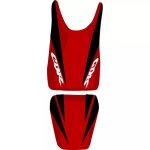 Housse de selle bagster honda cbr 125 rouge noir blanc