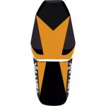 Housse de selle bagster honda xl1000v varadero noir potiron gris