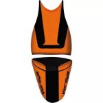 Housse de selle bagster kawasaki versys noir orange
