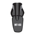 Housse de selle bagster yamaha mt - 03 noir mat nubuck gris Housse de selle bagster yamaha mt - 03 noir mat nubuck gris