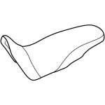 Housse de selle bagster yamaha xt 600 e (1990 - 2003) noir grainé Housse de selle bagster yamaha xt 600 e (1990 - 2003) noir grainé