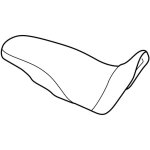 Housse de selle de rnovation bagster honda cbr 600 noir grain