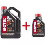 Huile moteur motul 7100 4t 10w40 - 4 litres + 1 litre