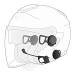 Intercom bluetooth sena 10u pour casque shoei jet cruise