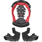 Intérieur complet casque ls2 mx701 explorer 22. 06 rouge noir Intérieur complet casque ls2 mx701 explorer 22. 06 rouge noir