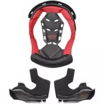 Intrieur complet casque ls2 mx701 explorer noir rouge