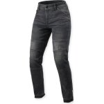 Jean femme rev'it moto 2 slim l32 noir fonc stone