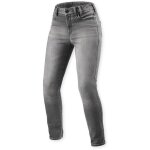 Jean femme rev'it shelby 3 sk medium l30 gris usé Jean femme rev'it shelby 3 sk medium l30 gris usé