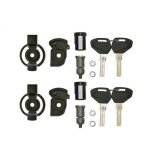 Kit 2 barillets serrures scurit kappa noir pour valise et top case