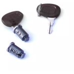 Kit 3 barillets serrures kappa bleu pour valise et top case