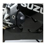 Kit couvre - carter r&g racing noir suzuki gsx - r600 (2 pices)