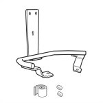 Kit fixation dosseret shad bmw c 400 gt