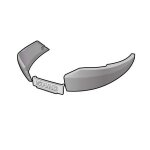 Kit plastiques latraux shad sh48 gris fonc