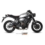 Ligne complète mivv oval inox silencieux carbone pour yamaha xsr700 Ligne complète mivv oval inox silencieux carbone pour yamaha xsr700