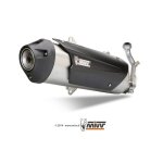 Ligne complte mivv urban inox bross / abs noir piaggio mp3 400 mvcpg0018b