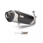 Ligne complte mivv urban inox bross / abs noir piaggio mp3 400 mvcpg0018k