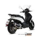 Ligne complète mivv urban inox / silencieux inox / casquette abs noire piaggio beverly 125 Ligne complète mivv urban inox / silencieux inox / casquette abs noire piaggio beverly 125