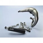 Ligne complète polini for race acier et silencieux aluminium anodisé noir 200. 0414 Ligne complète polini for race acier et silencieux aluminium anodisé noir 200. 0414