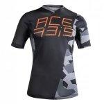 Maillot cross acerbis mtb combat noir gris