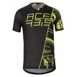 Maillot cross acerbis mtb combat noir jaune