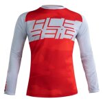 Maillot cross acerbis mtb speeder rouge gris