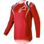 Maillot cross alpinestars fluid narin rouge mars blanc Maillot cross alpinestars fluid narin rouge mars blanc