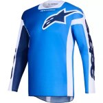 Maillot cross alpinestars racer air portl ucla bleu blanc