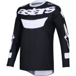 Maillot cross alpinestars racer air riway noir blanc Maillot cross alpinestars racer air riway noir blanc