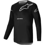 Maillot cross alpinestars racer graphite noir gris