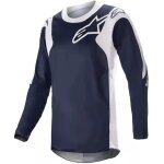 Maillot cross alpinestars racer hoen bleu nuit blanc