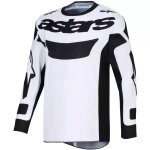 Maillot cross alpinestars racer riway blanc noir Maillot cross alpinestars racer riway blanc noir