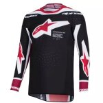 Maillot cross alpinestars supertech pro vista noir rouge blanc Maillot cross alpinestars supertech pro vista noir rouge blanc