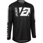 Maillot cross answer a22 syncron merge noir blanc