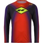 Maillot cross enfant kenny track focus rouge noir