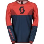 Maillot cross enfant scott jersey evo track junior bleu rouge Maillot cross enfant scott jersey evo track junior bleu rouge