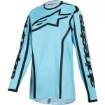 Maillot cross femme alpinestars stella fluid apex bleu tropical noir