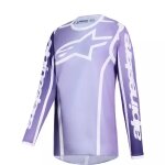 Maillot cross femme alpinestars stella fluid apex violet blanc