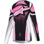 Maillot cross femme alpinestars stella techstar nomur noir blanc fuchsia Maillot cross femme alpinestars stella techstar nomur noir blanc fuchsia