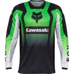 Maillot cross fox 180 kawasaki vert fluo