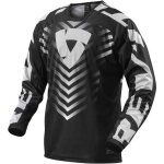 Maillot cross rev'it rough noir blanc