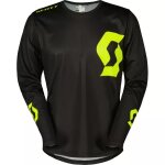 Maillot cross scott compete caviar noir jaune fluo