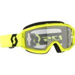 Masque cross scott primal clear jaune fluo