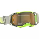 Masque cross scott prospect 2. 0 amp chrome kaki vert jaune fluo