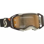 Masque cross scott prospect 2. 0 amp chrome marron fonc beige