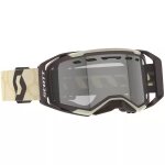Masque cross scott prospect 2. 0 enduro ls beige marron